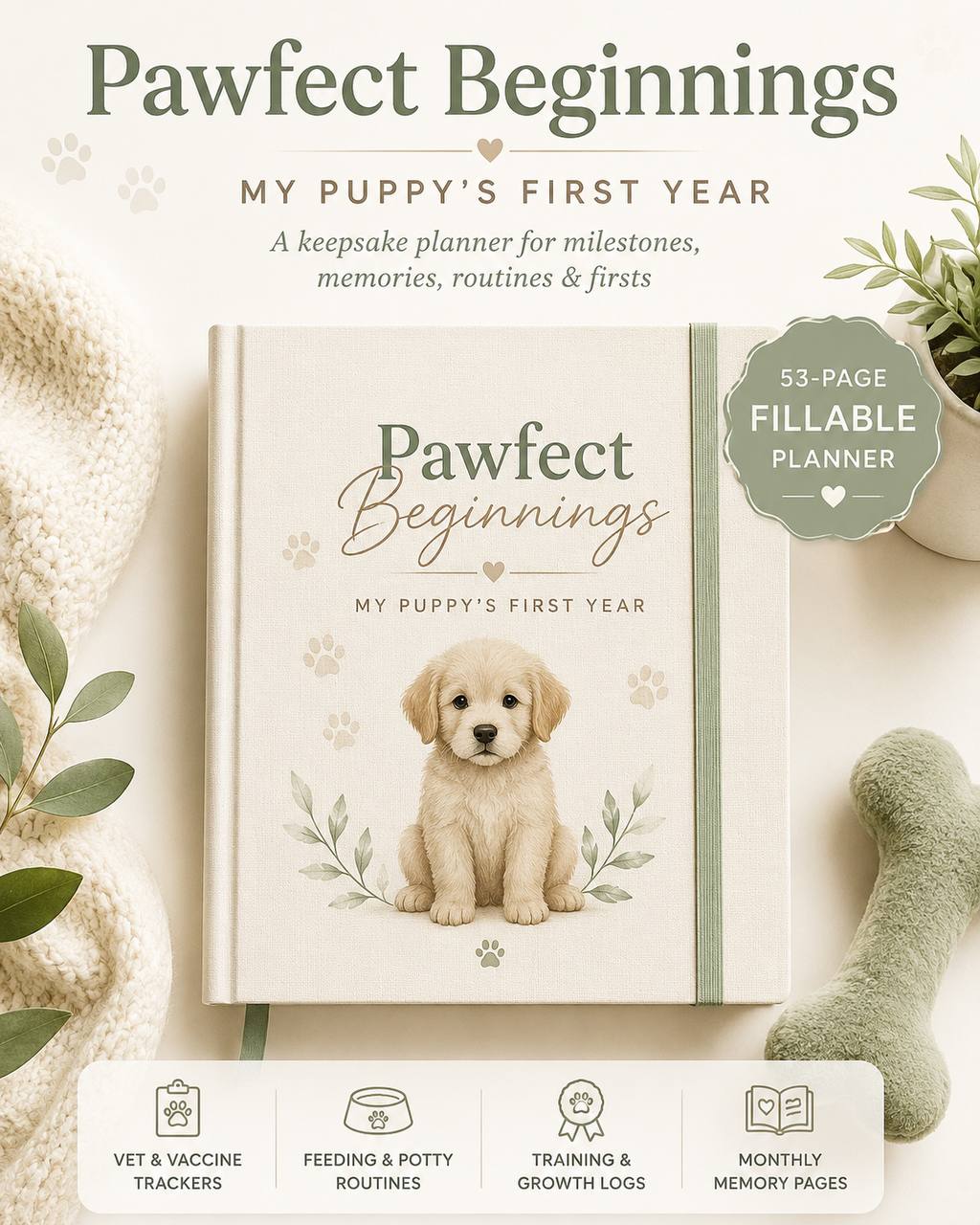 The Complete Puppy First Year Planner