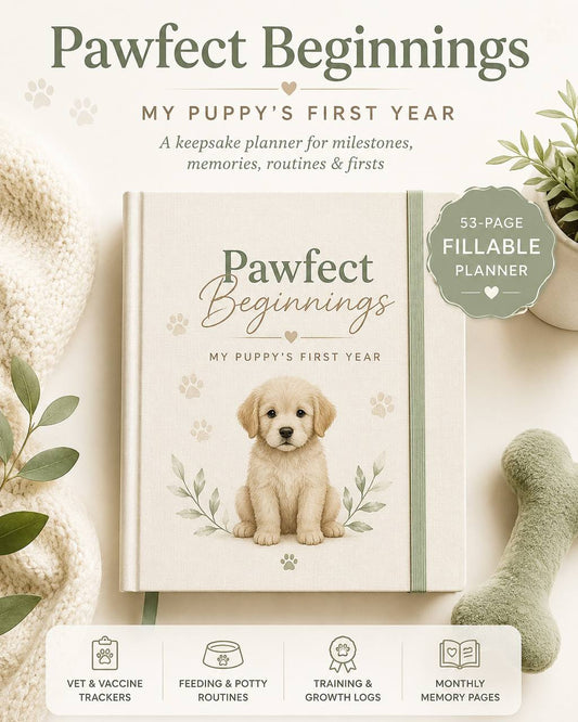 The Complete Puppy First Year Planner