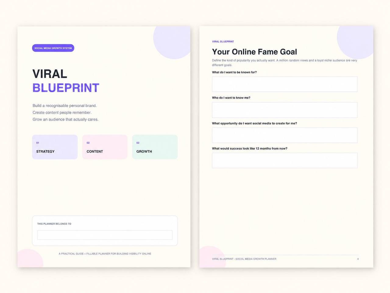 The Complete Social Media Growth Planner